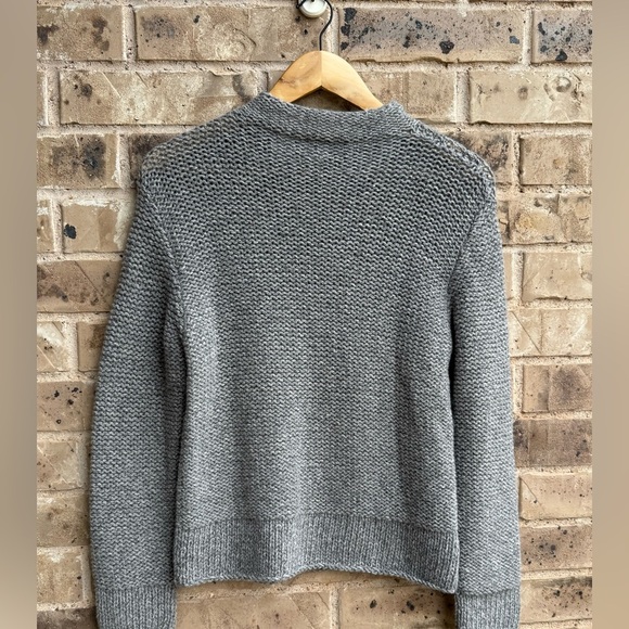 TSE Women's CASHMERE LINKS STITCH MOCKNECK Sweater Sz M - Picture 9 of 11